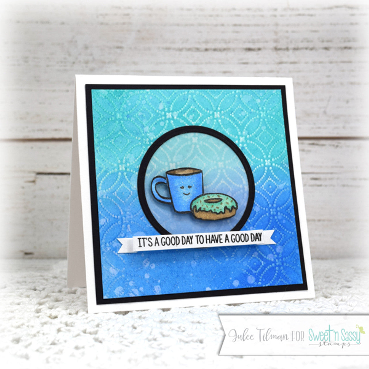 Delightfully Delicate Background Clear Stamp