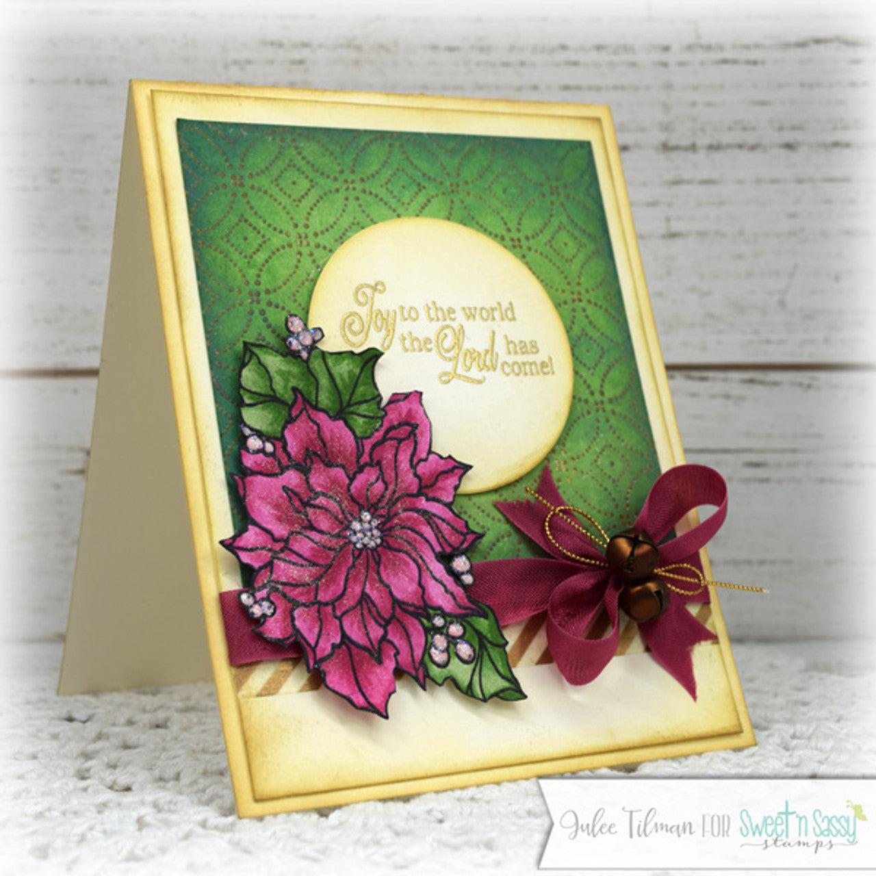 Delightfully Delicate Background Clear Stamp