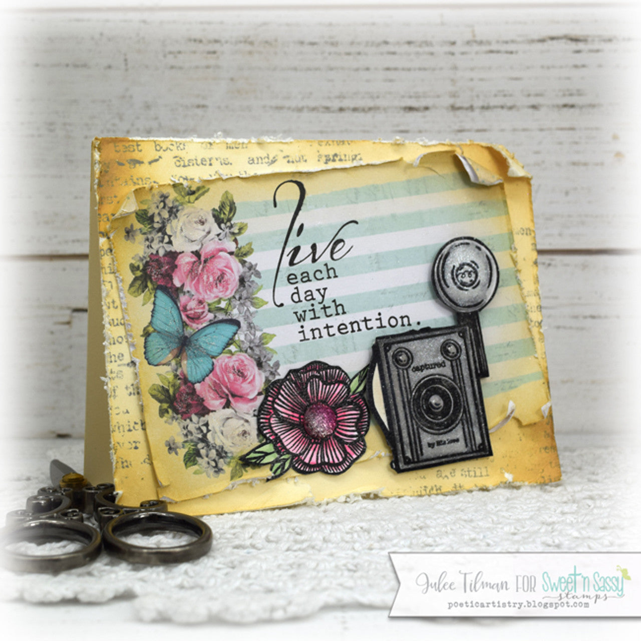 Vintage Love Clear Stamp Set