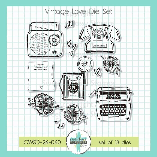 PREORDER Vintage Love Die Set