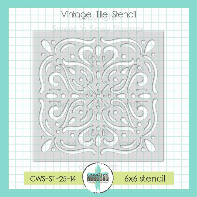 Vintage Tile Stencil