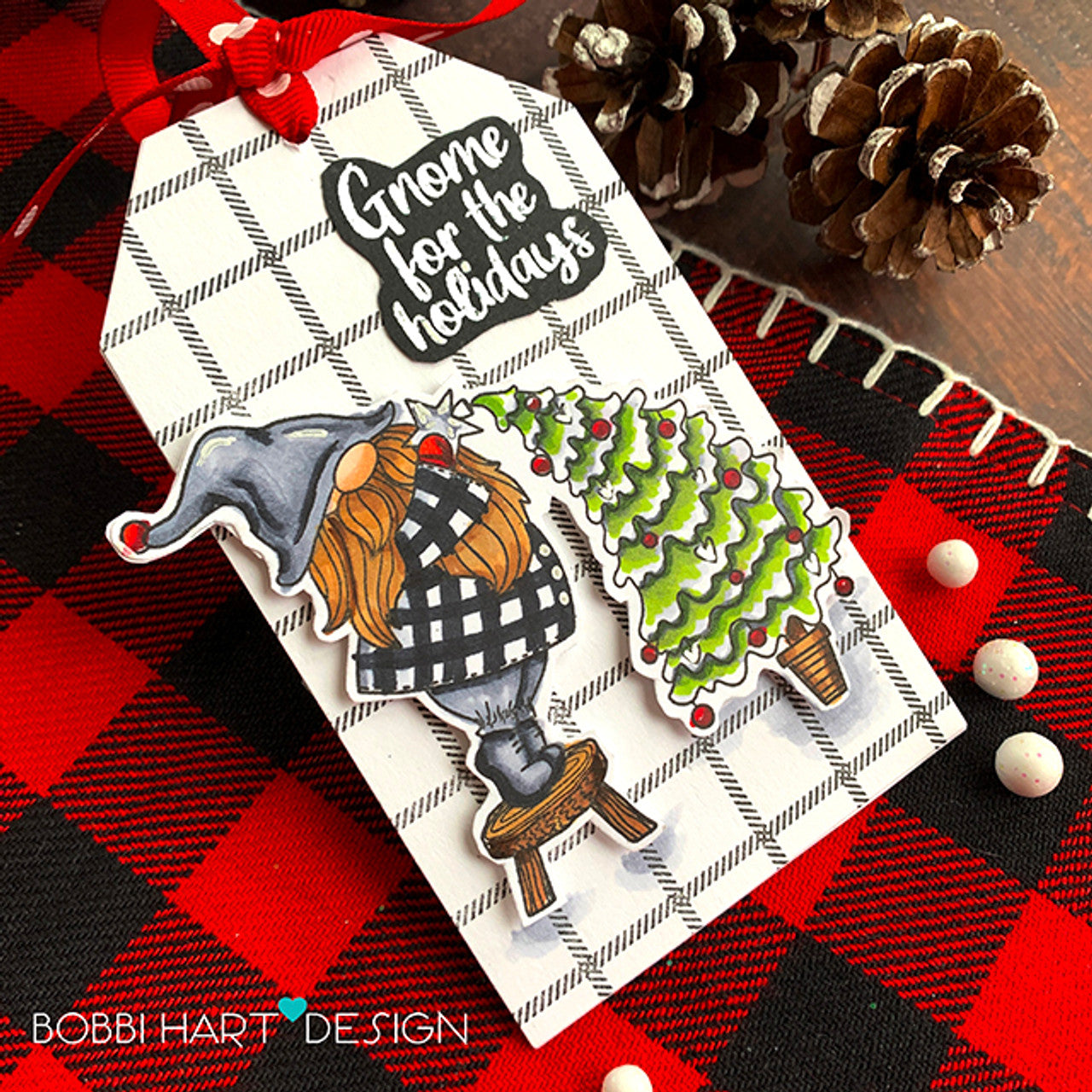 Christmas Gnomes Clear Stamp Set