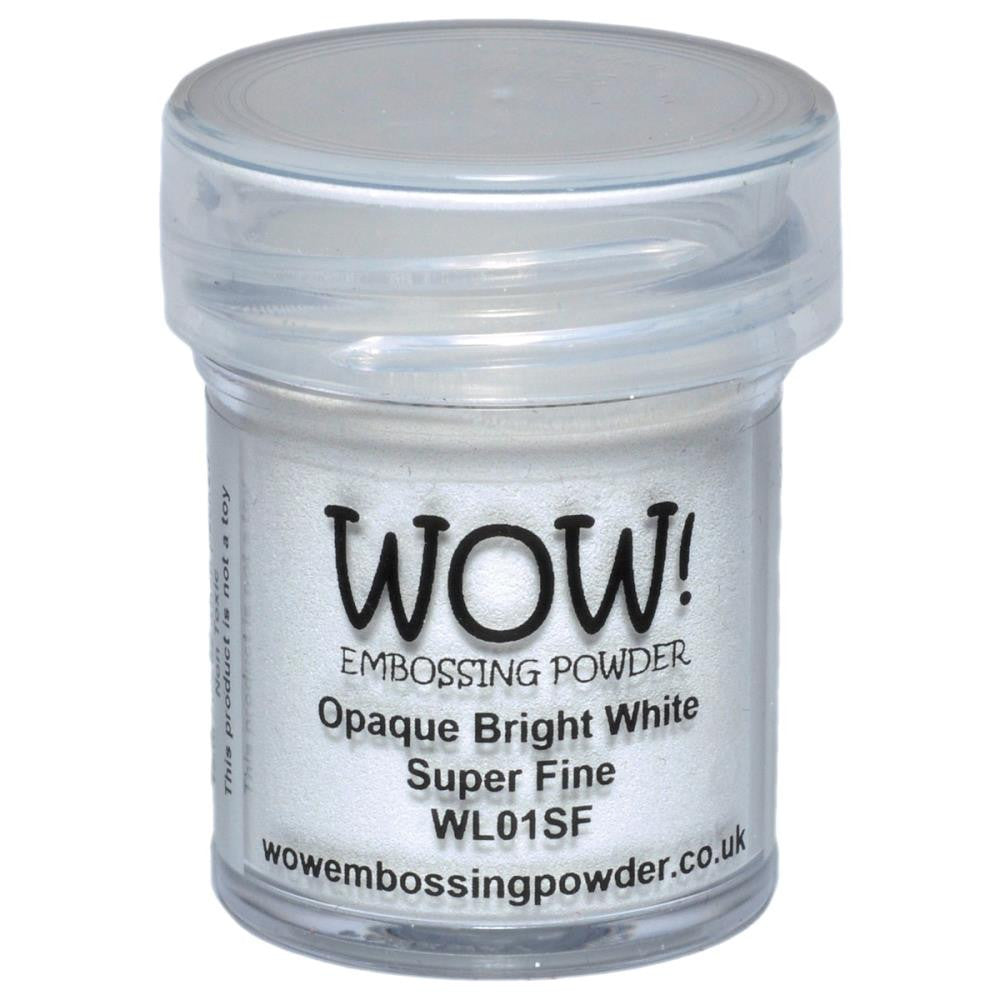 WOW! Embossing Powder - Opaque Bright White Super Fine