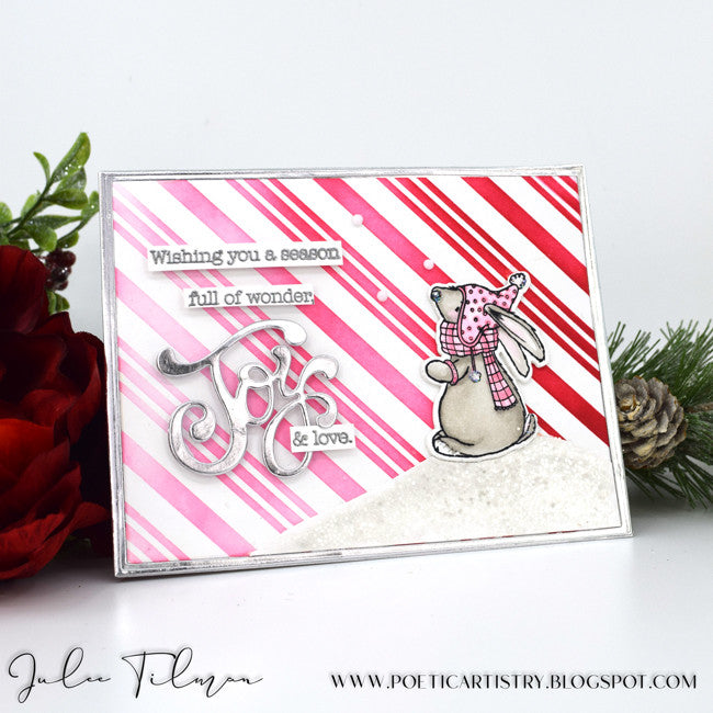 Peppermint Stripe Stencil