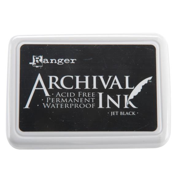 Ranger Archival Jet Black Ink Pad
