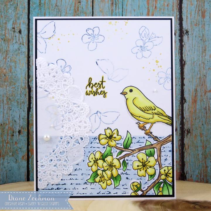 Birds & Blooms Clear Stamp Set