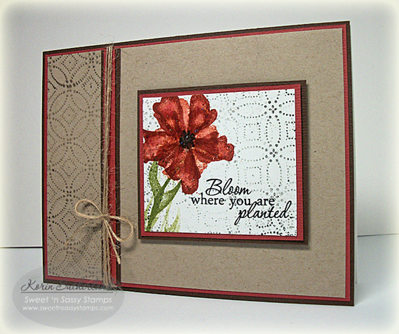 Delightfully Delicate Background Clear Stamp