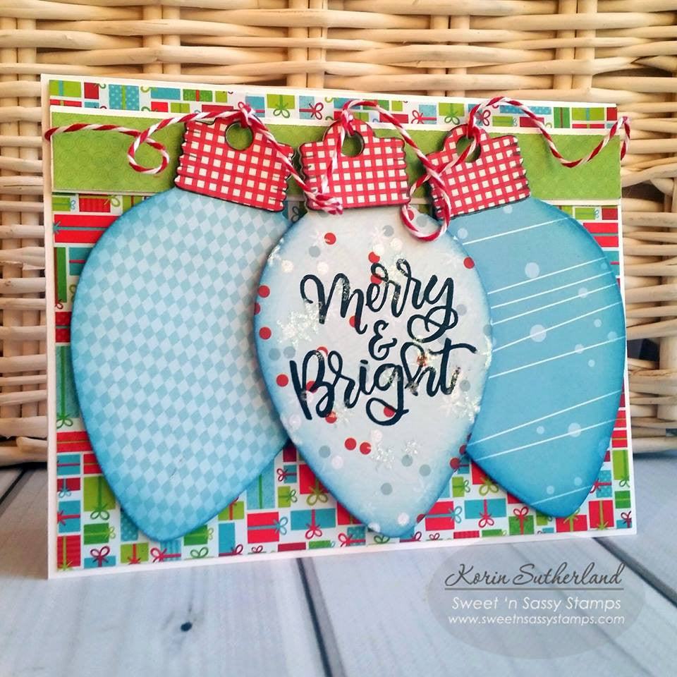 Christmas Ornament & Bulb Tag Die Set