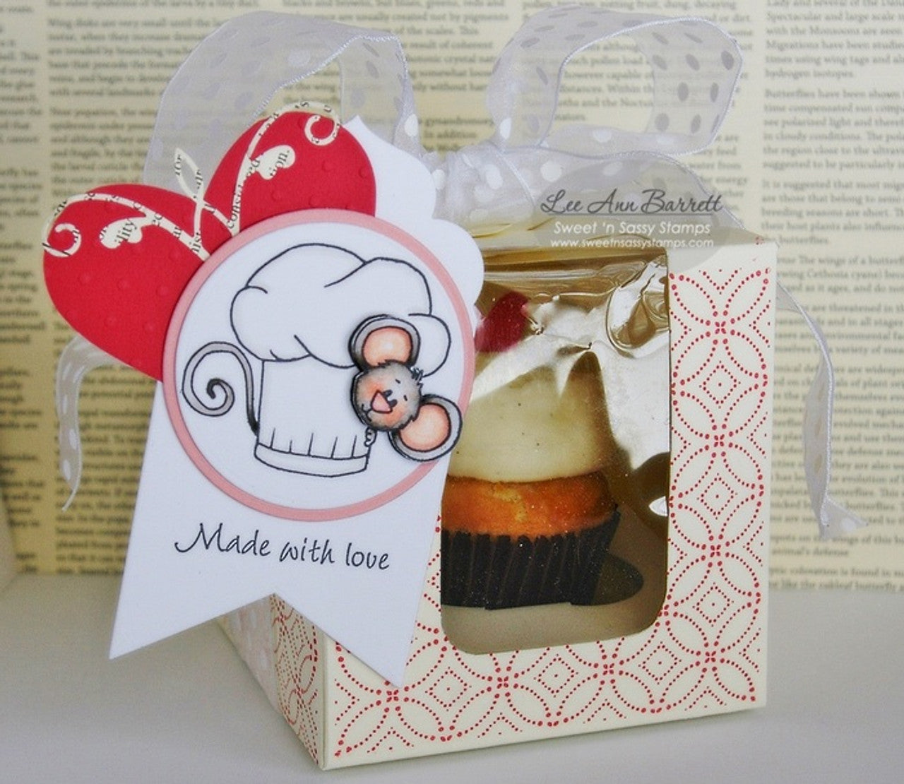 Delightfully Delicate Background Clear Stamp