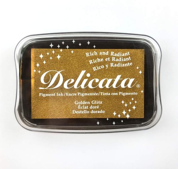 Tsukineko Delicata Golden Glitz Ink Pad