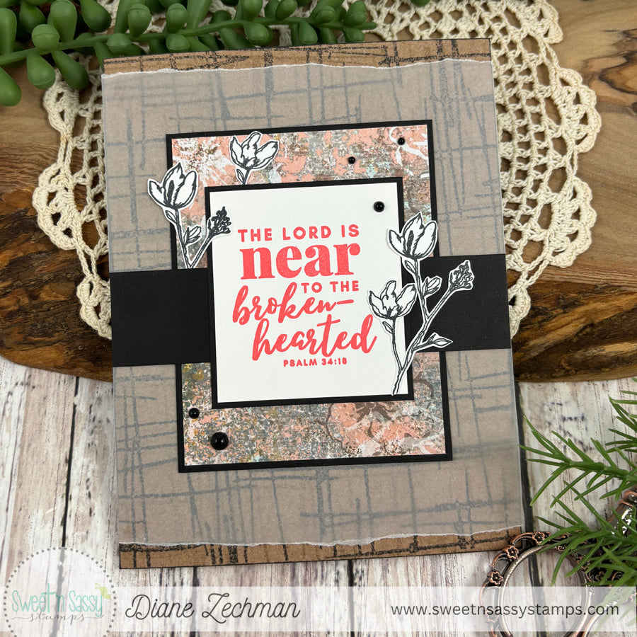Messy Marks Background Clear Stamp