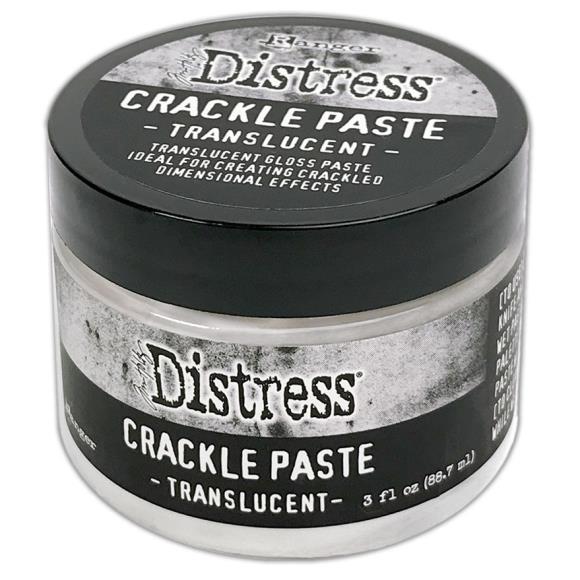 Ranger Tim Holtz Distress Crackle Paste 3oz - Translucent
