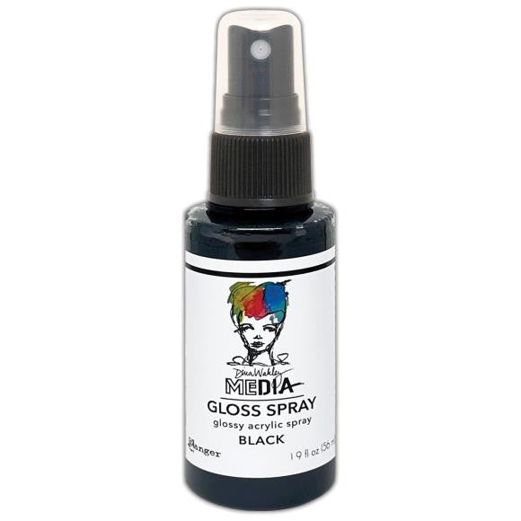 Dina Wakley Gloss Spray 1.9 oz. - Black
