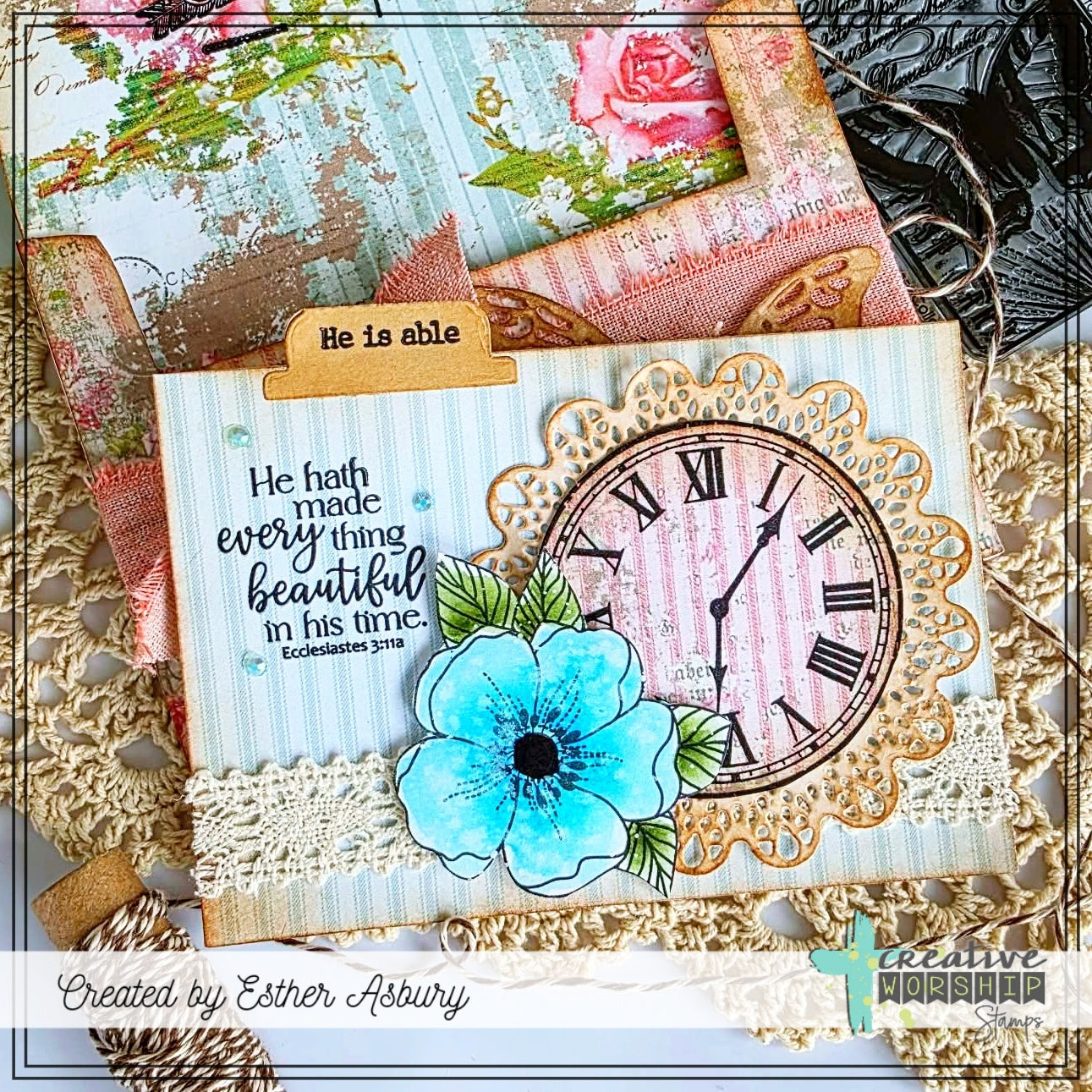 Time Well Spent Clear Stamp Set