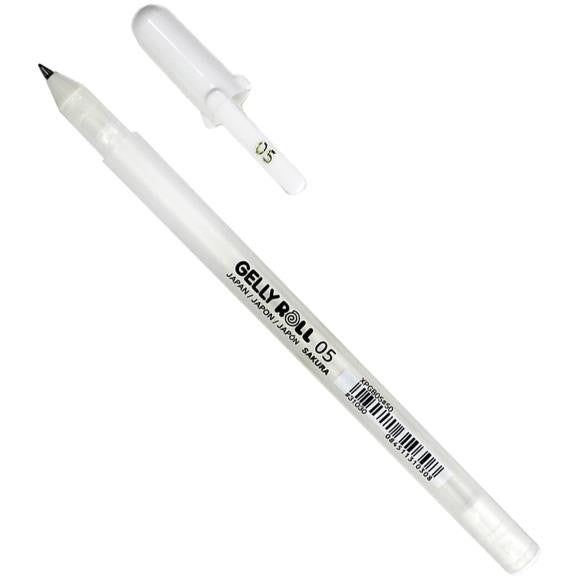 Sakura Gelly Roll Classic Fine Point 05 Pen - White