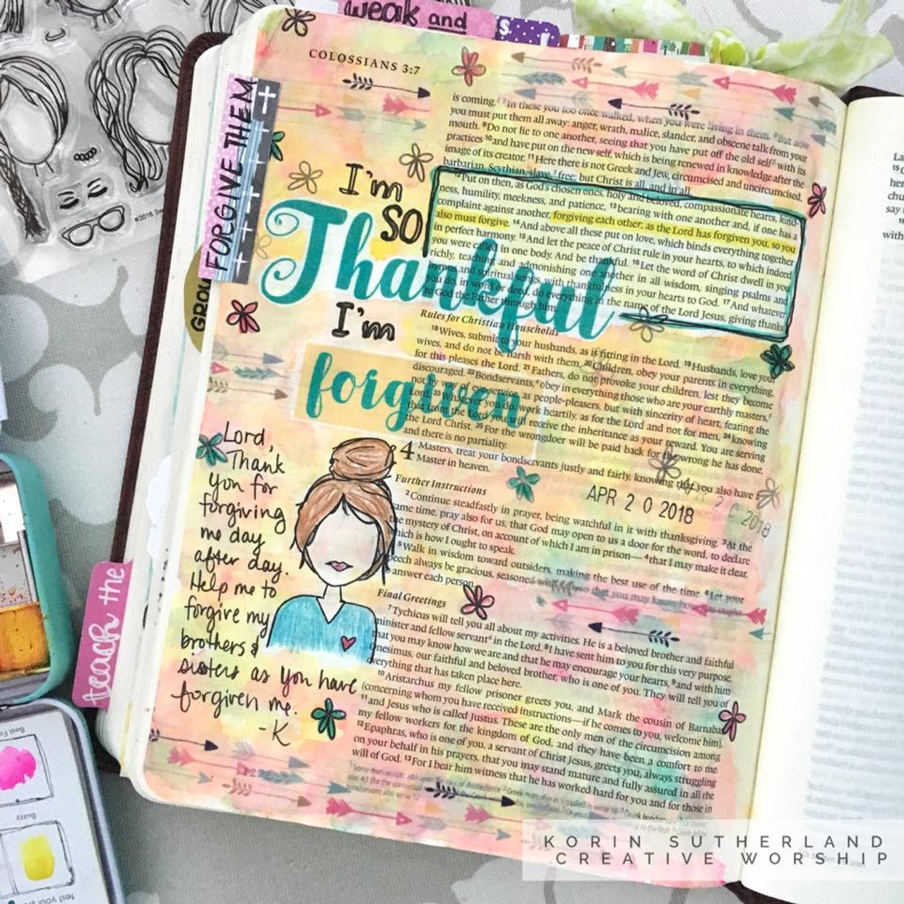 Girl Power Clear Stamp Set