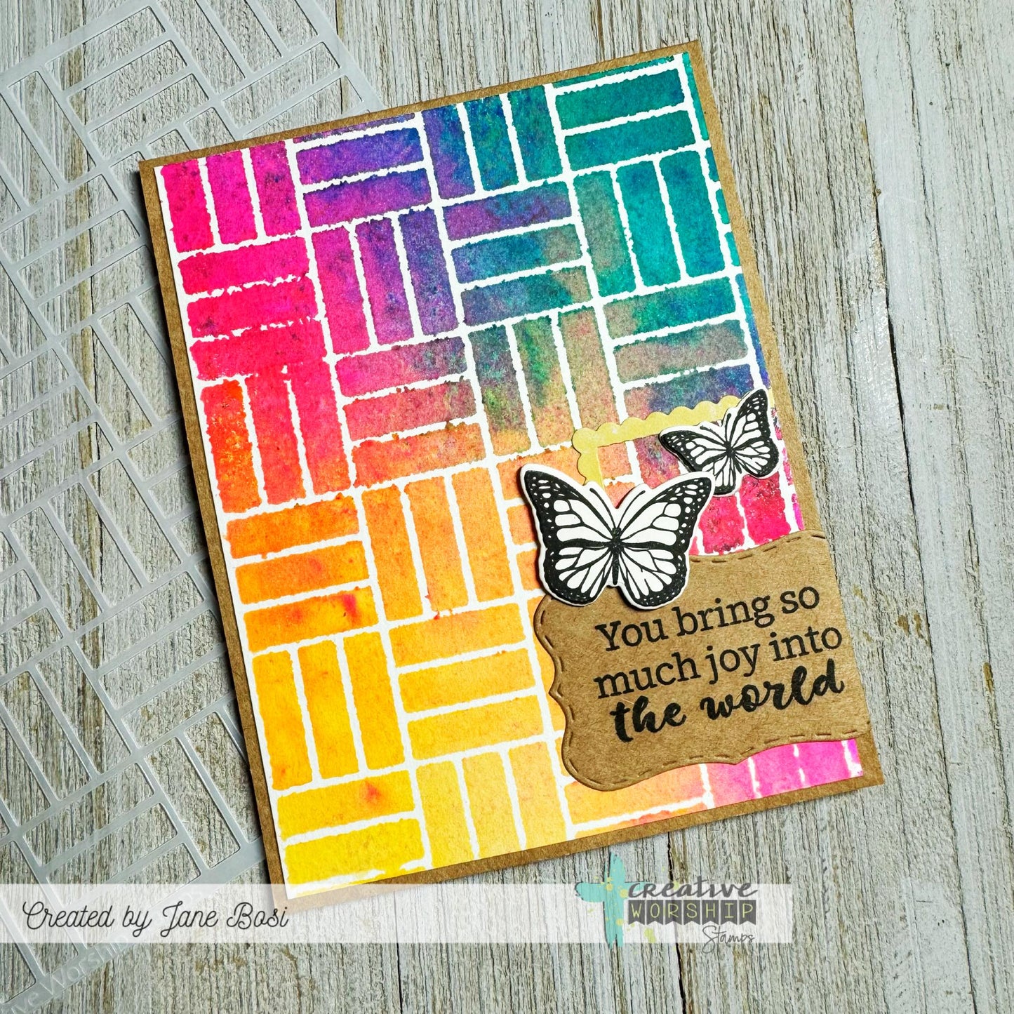Rectangle Tile Stencil