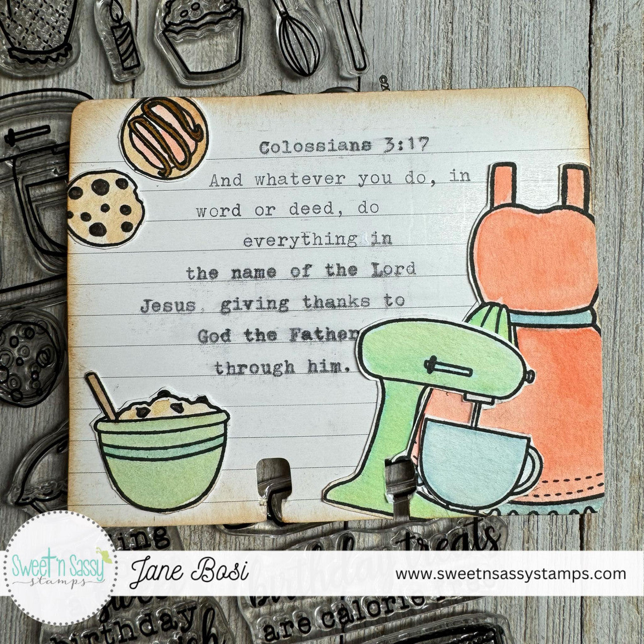 Sweet Treats Clear Stamp Set