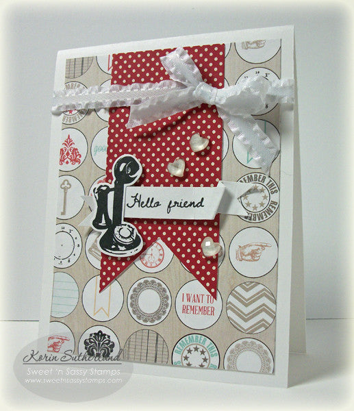 Keep in Touch Stamp & Die Bundle