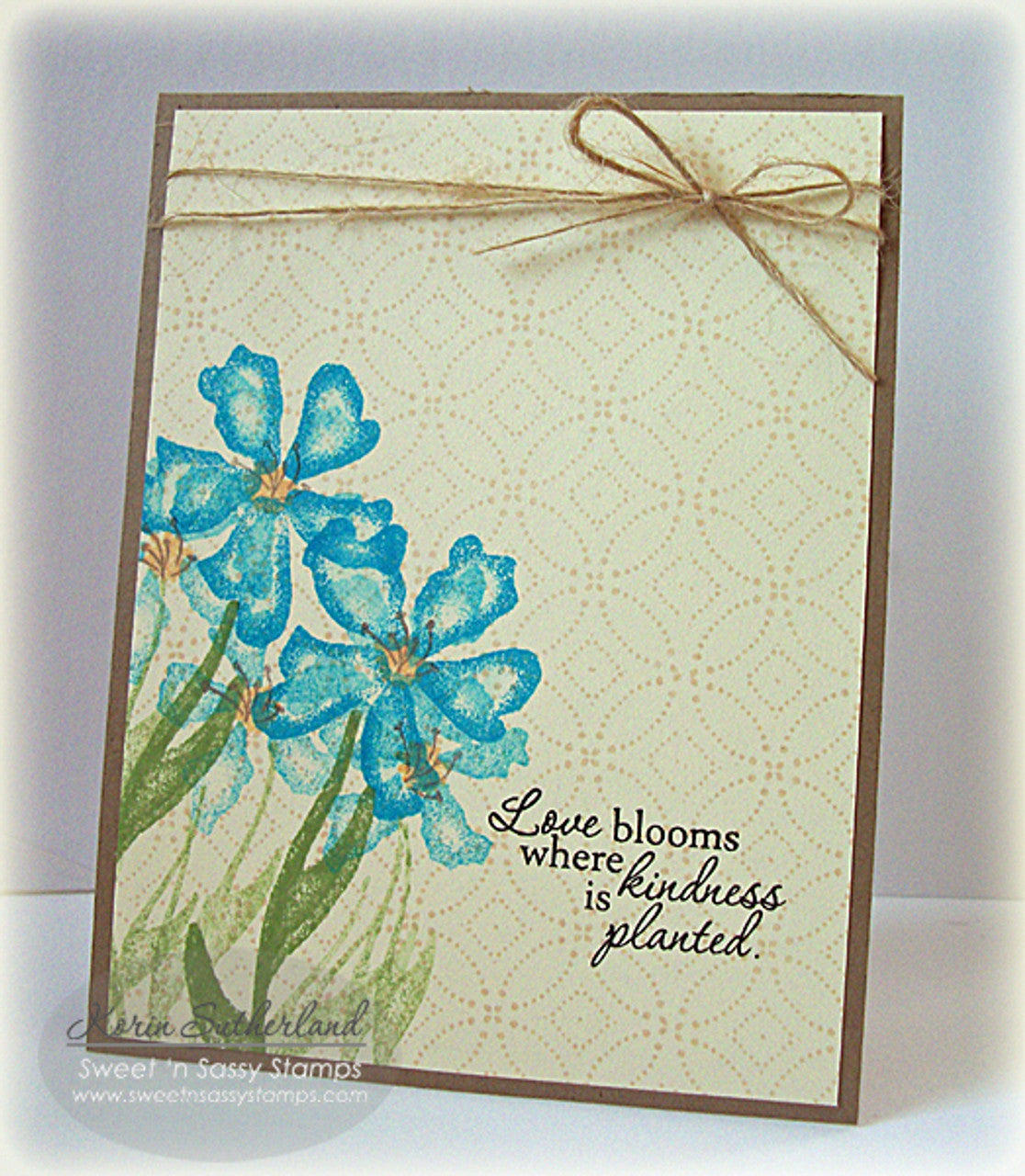 Delightfully Delicate Background Clear Stamp