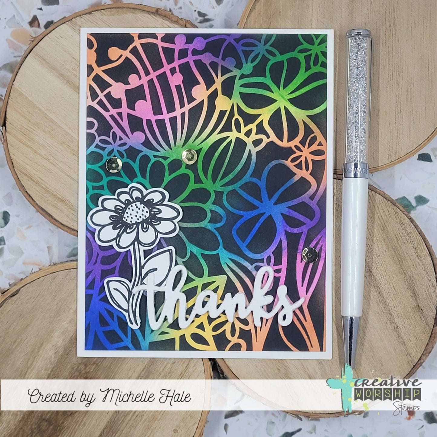 Wildflowers Stencil