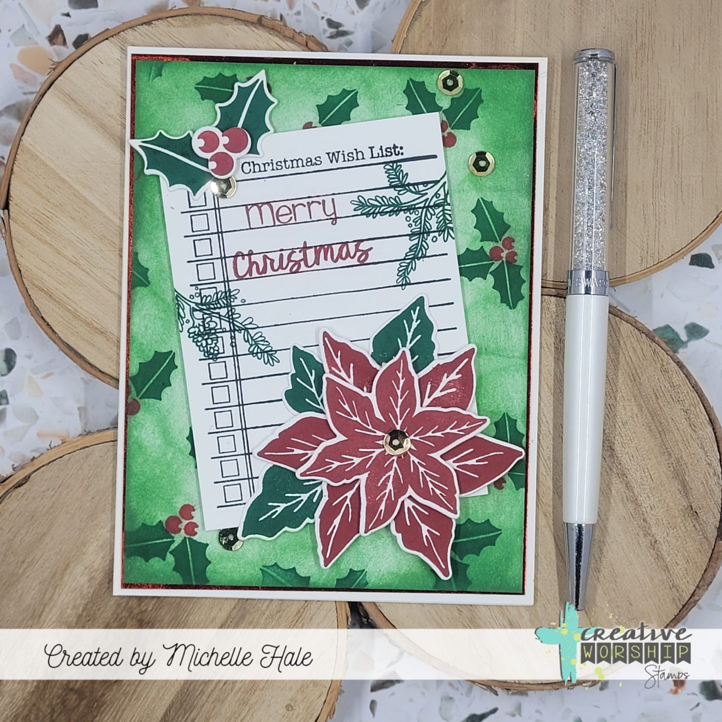 Christmas Wish List Clear Stamp Set