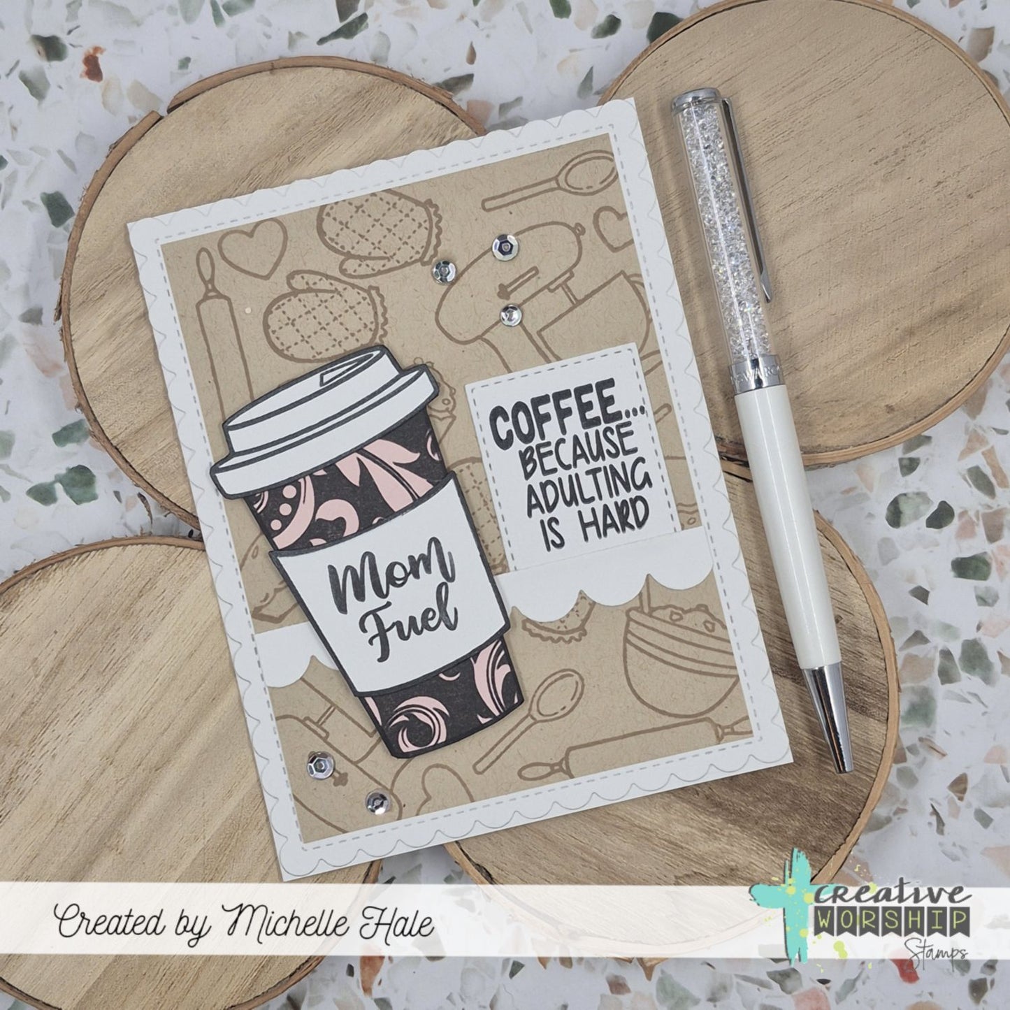 Coffee Talk 2 Clear Stamp Set