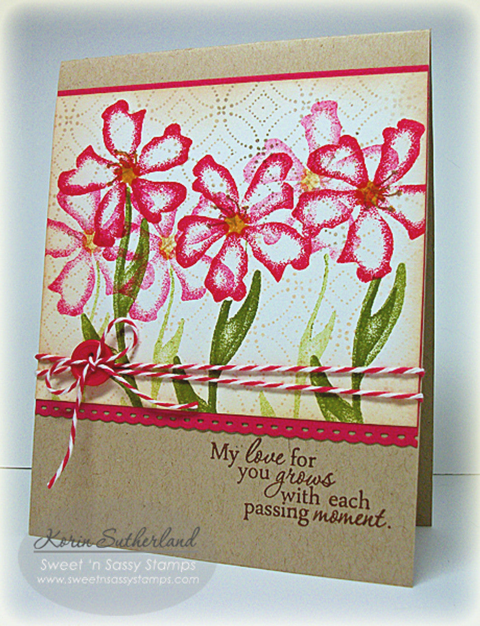 Delightfully Delicate Background Clear Stamp