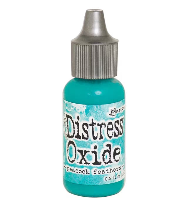 Ranger Tim Holtz Distress Oxide Reinker Ink Refill: Peacock Feathers