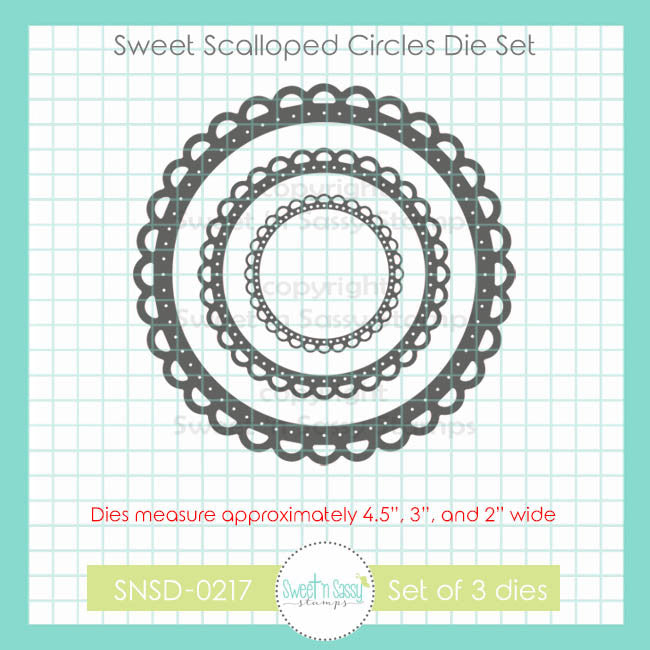 Sweet Scalloped Circles Die Set