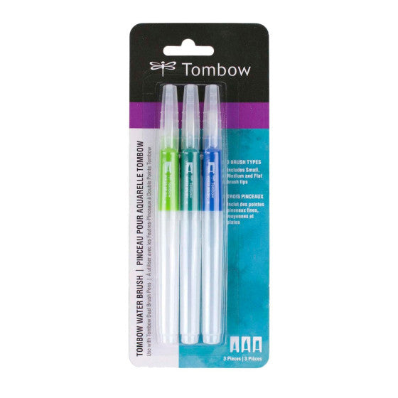 Tombow Waterbrush Water Brush 3 pack