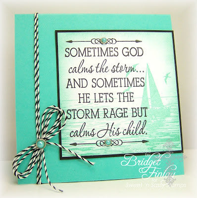 Calms His Child Clear Stamp