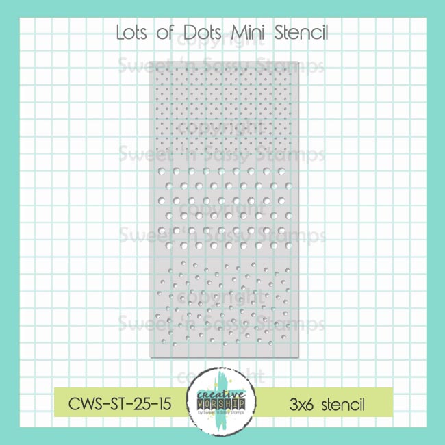 Lots of Dots Mini Stencil
