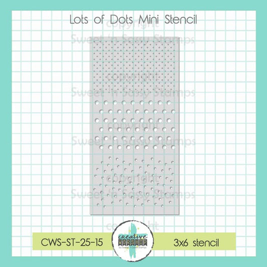 Lots of Dots Mini Stencil