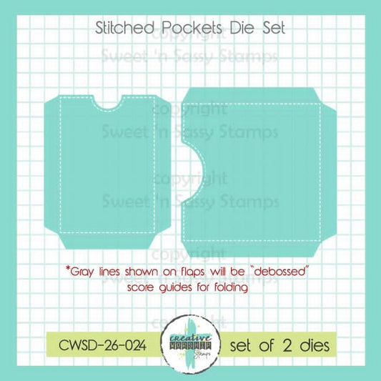Stitched Pockets Die Set
