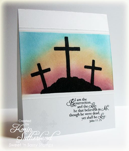 Jesus Paid It All Clear Stamp Set