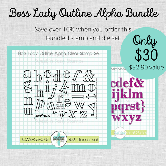 Boss Lady Outline Alpha Bundle