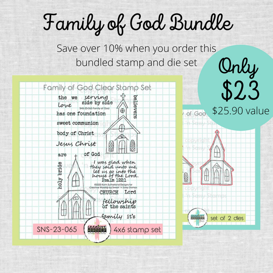 Family of God Stamp & Die Bundle
