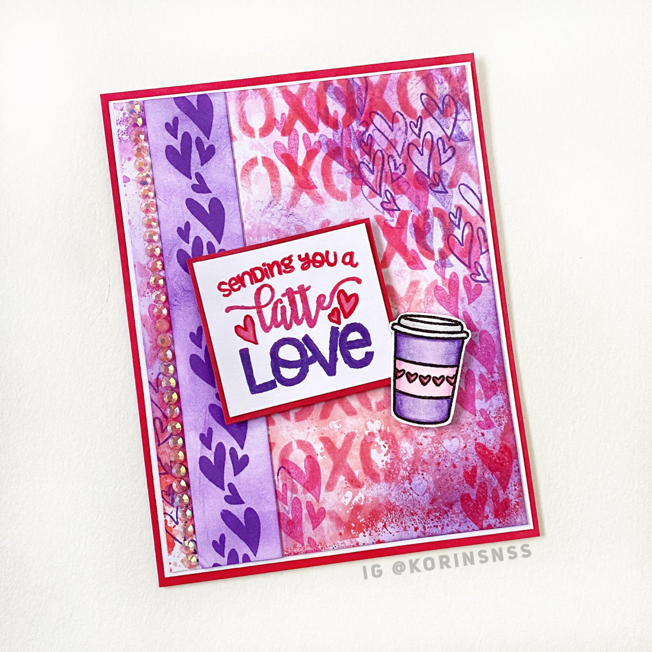 Latte Love Stamp & Die Bundle