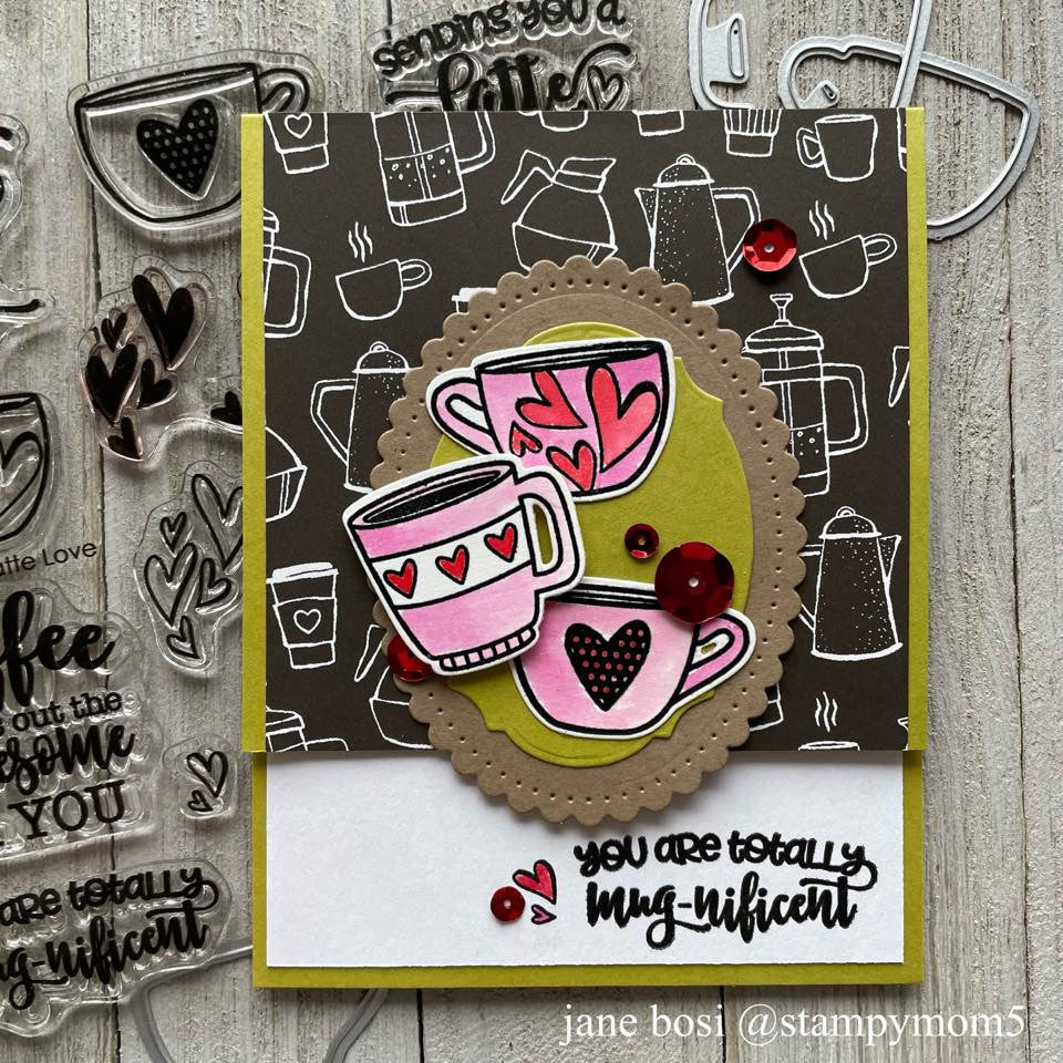 Latte Love Stamp & Die Bundle