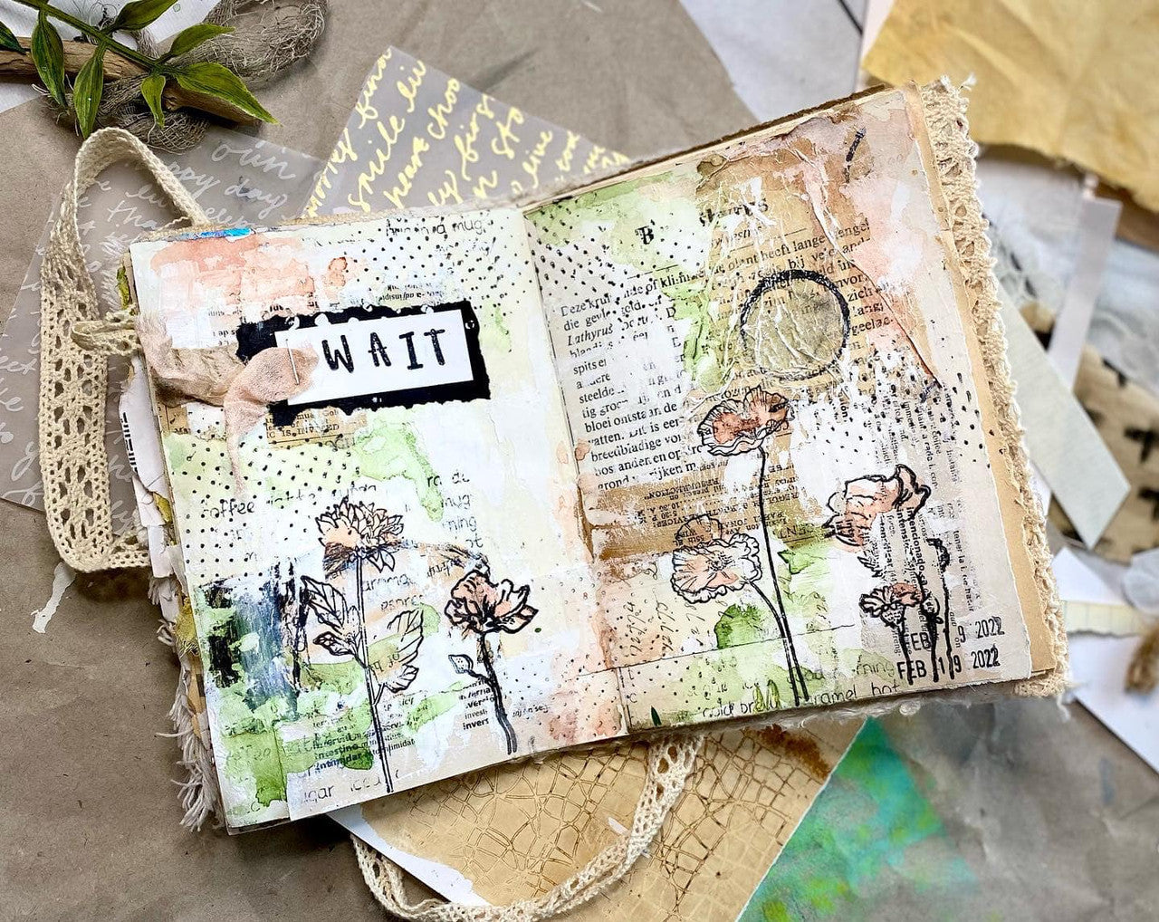 Mini Bold Print Alpha Clear Stamp Set