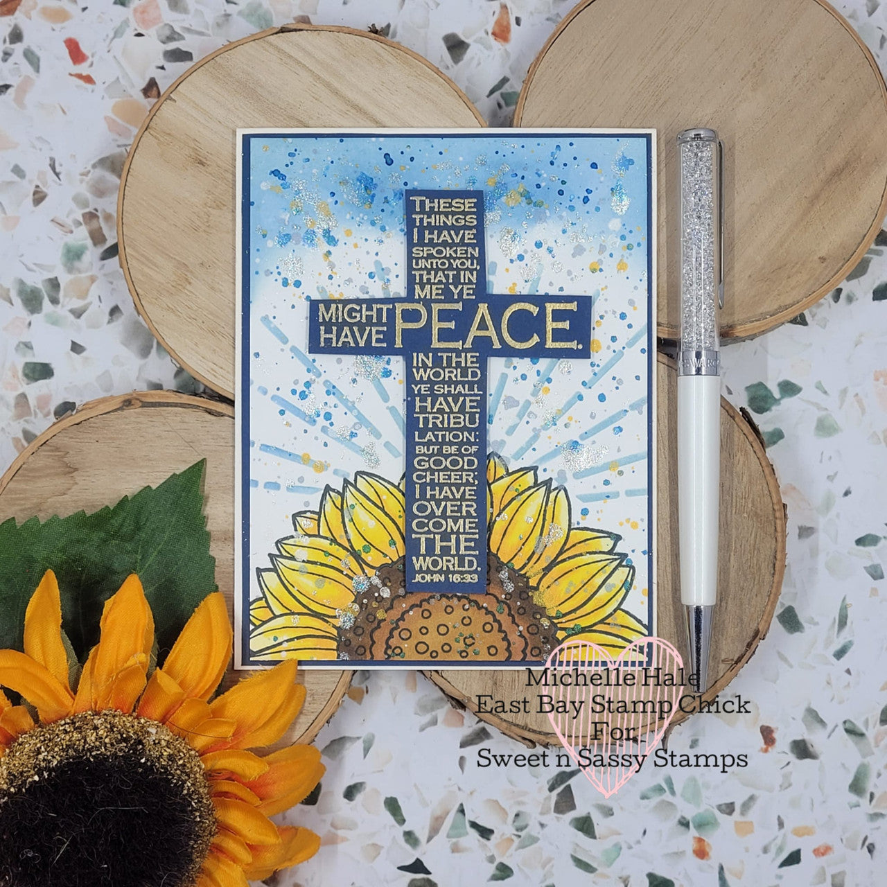 Scripture Crosses Clear Stamp Set