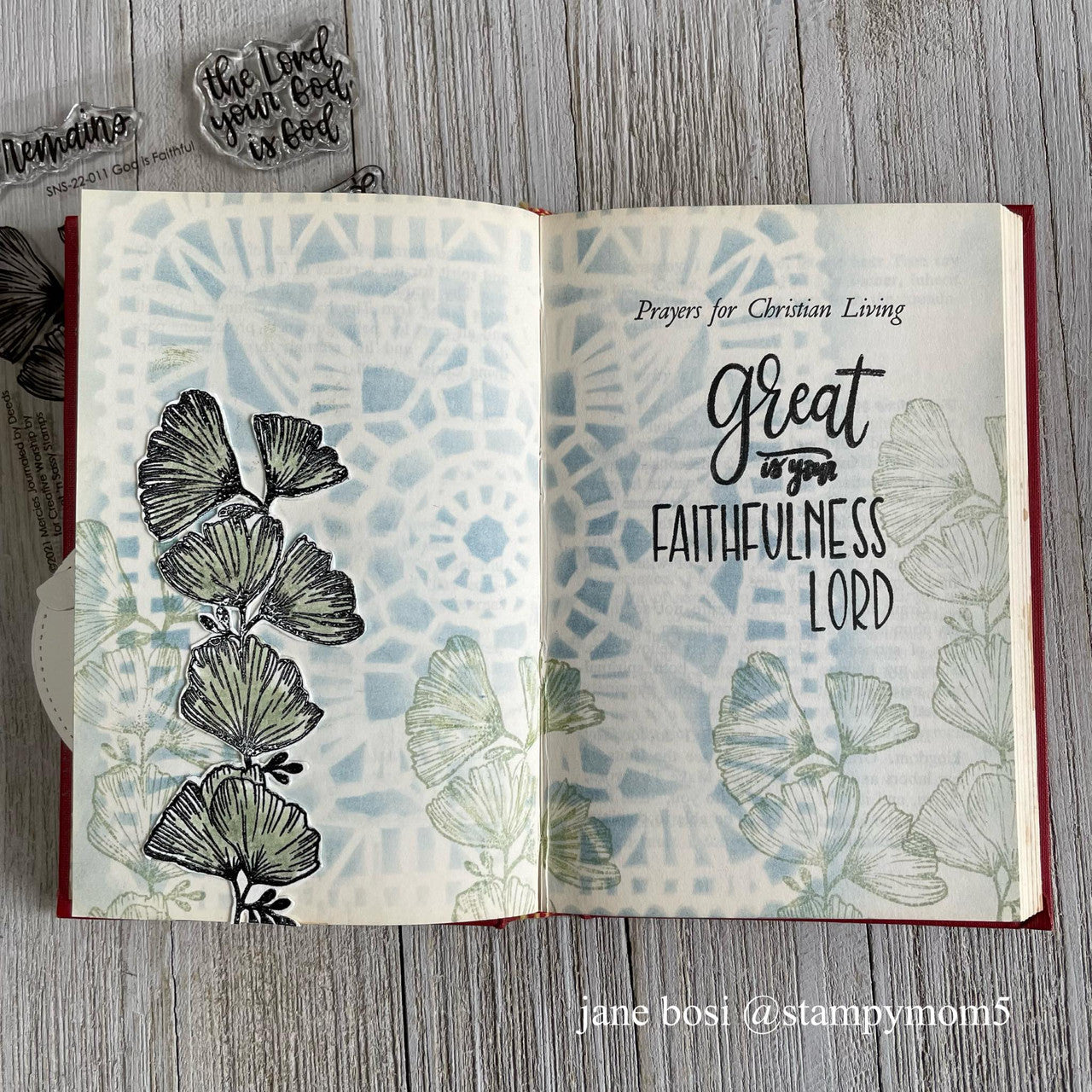 God is Faithful Clear Stamp Set