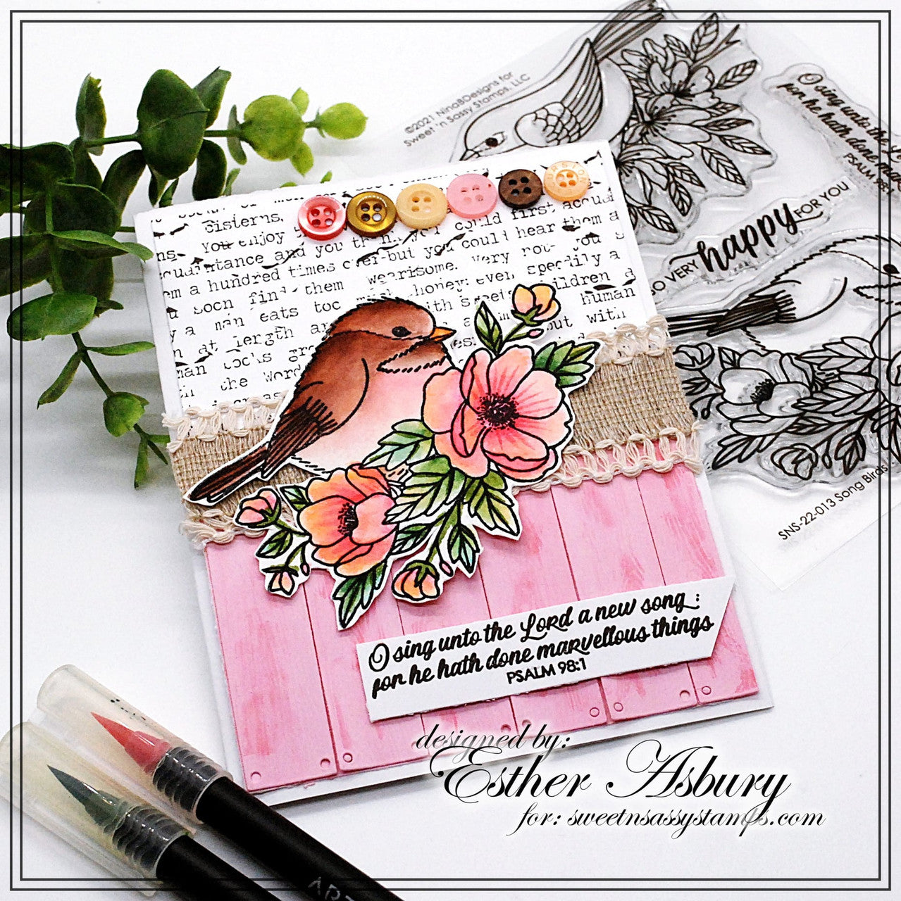 Song Birds Clear Stamp Set