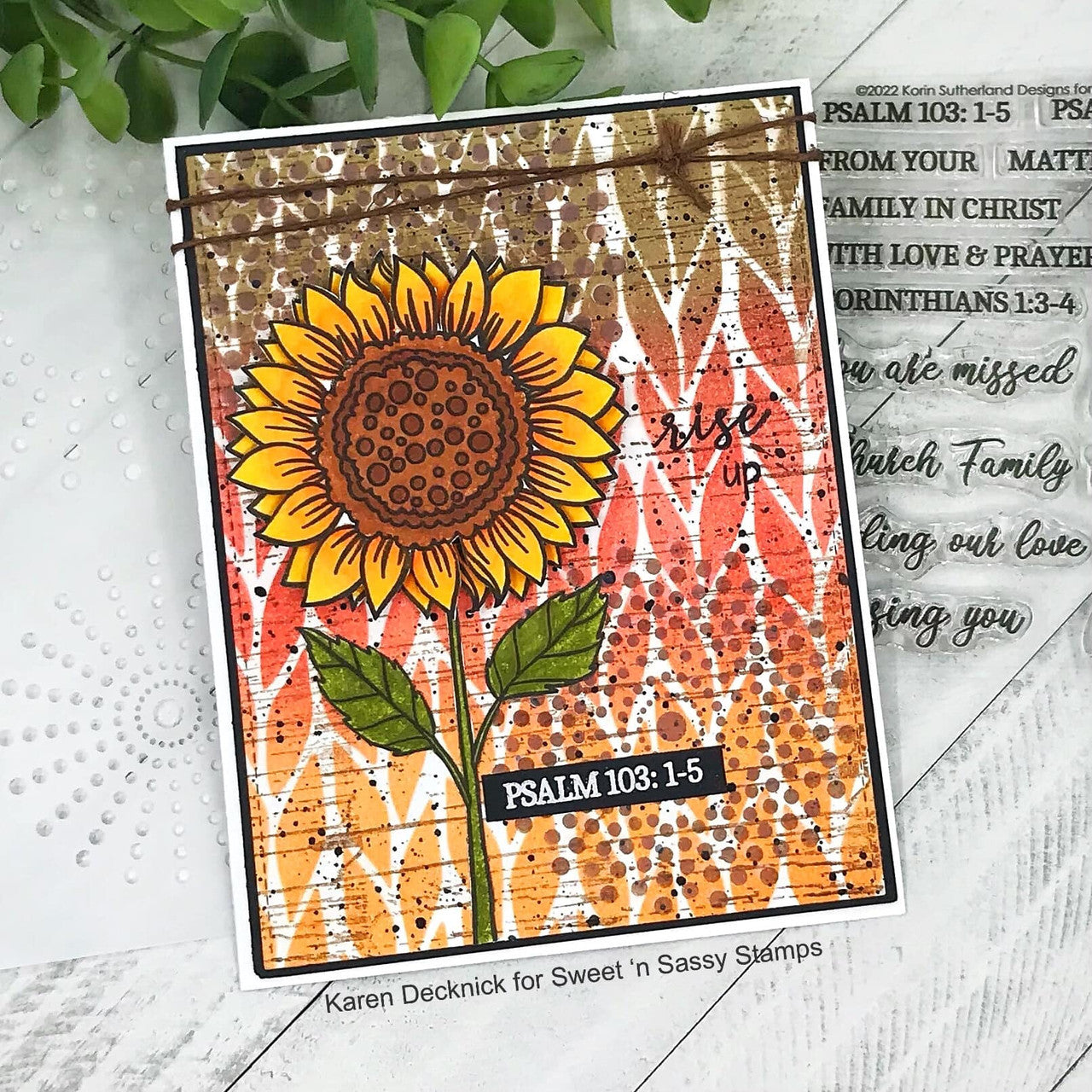 Like a Sunflower Clear Stamp Set