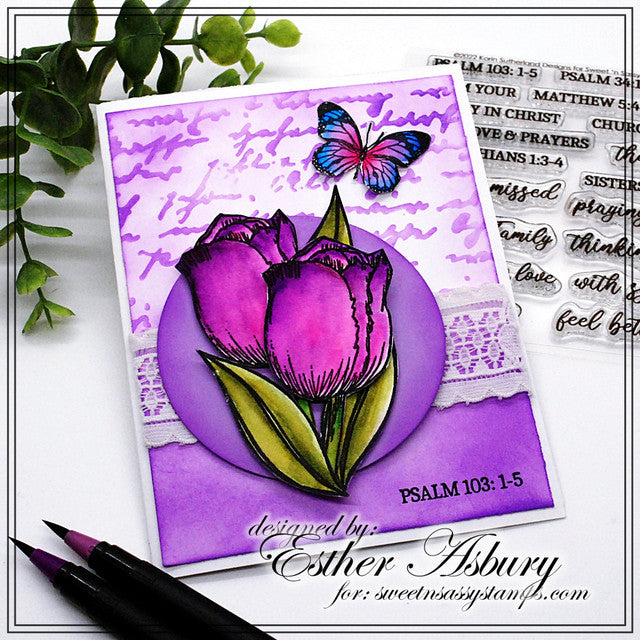 Spring Blossoms Clear Stamp Set