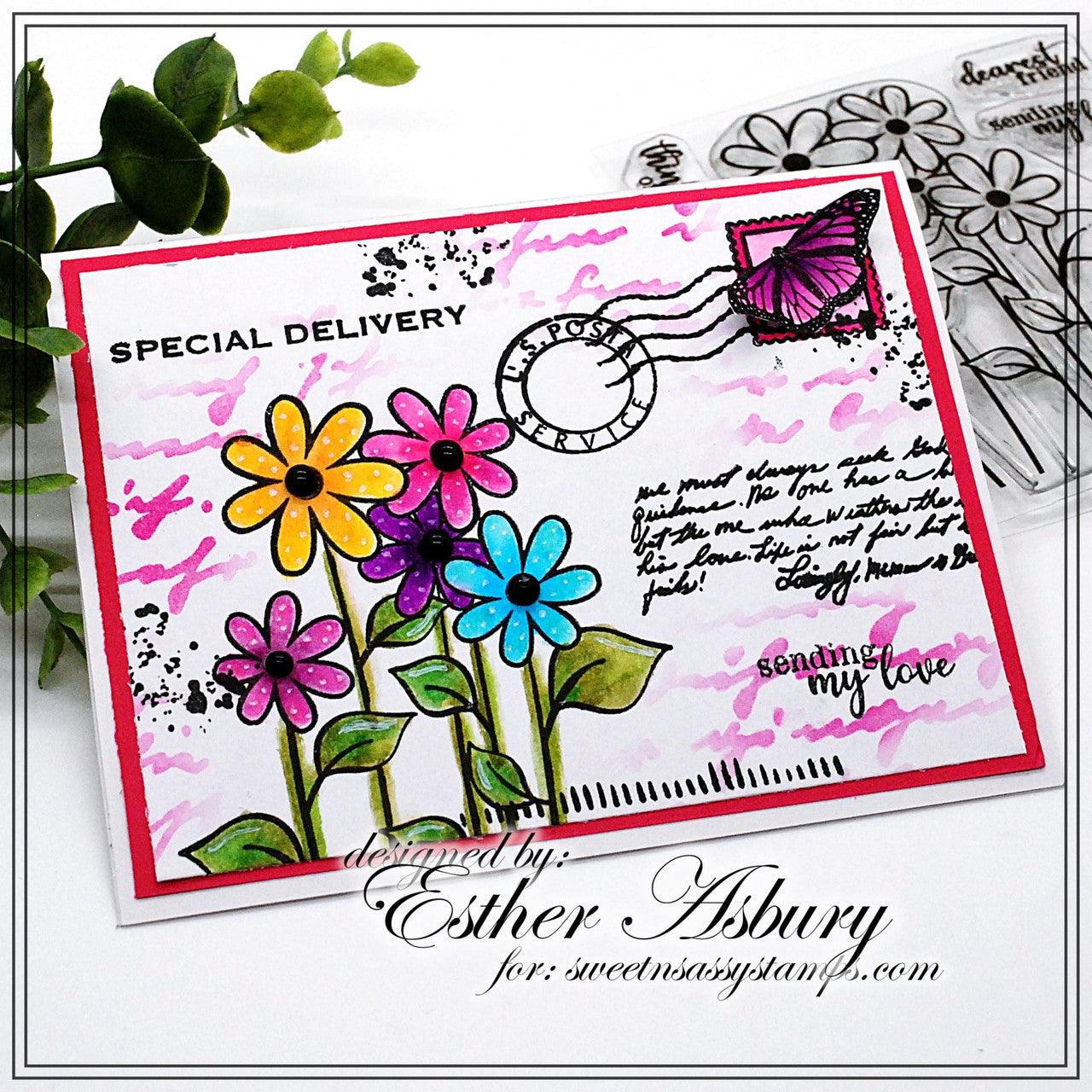 Happiness Blooms Clear Stamp Set