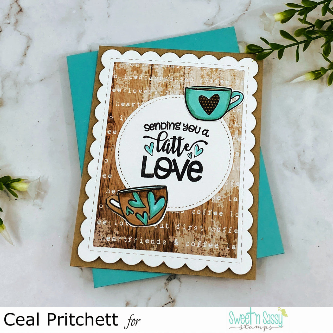 Latte Love Clear Stamp Set