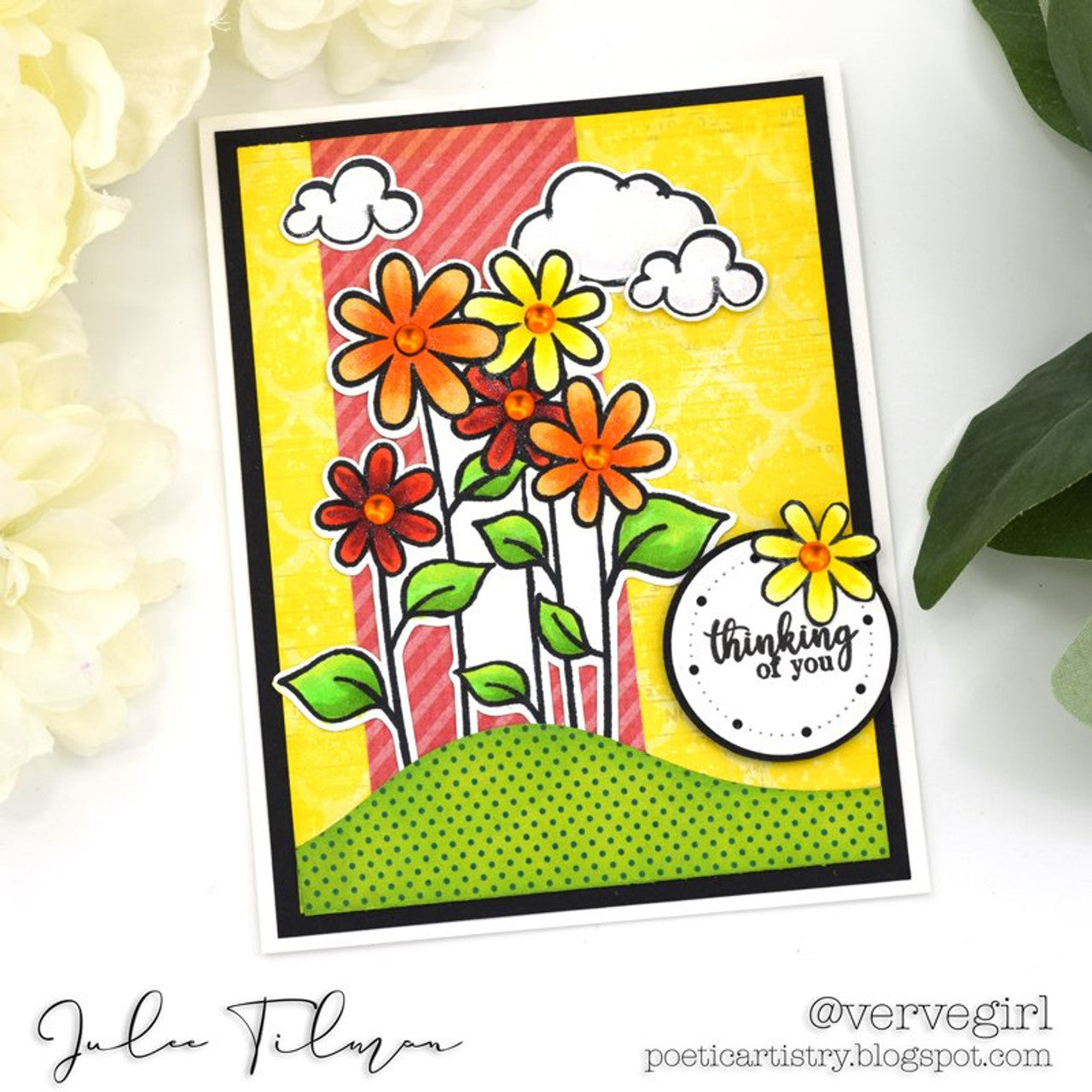 Happiness Blooms Clear Stamp Set