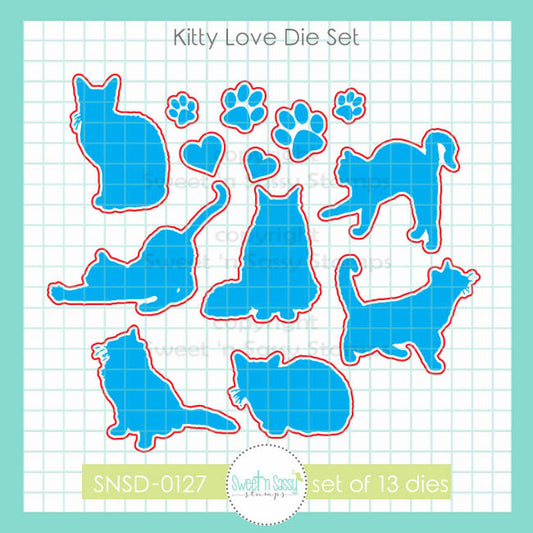 Kitty Love Die Set